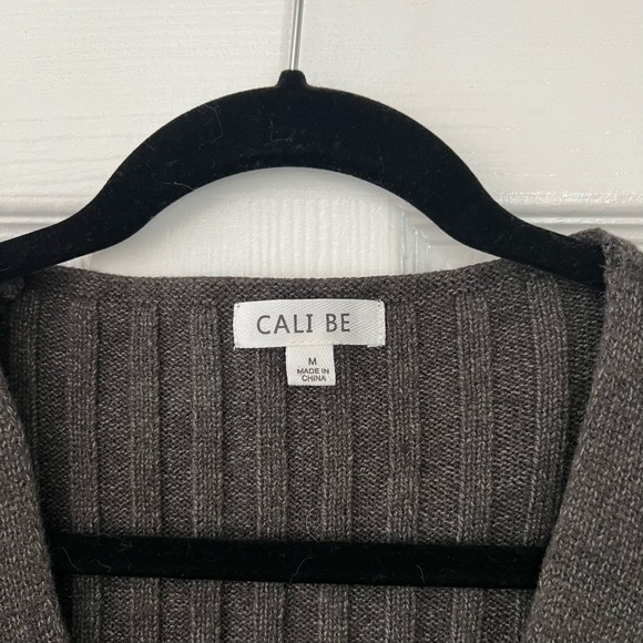 Cali Be V Neck Wrap Sweater Top - Picture 2 of 2